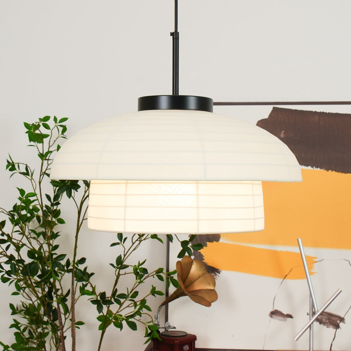 Zelvin stoffen artistieke hanglamp