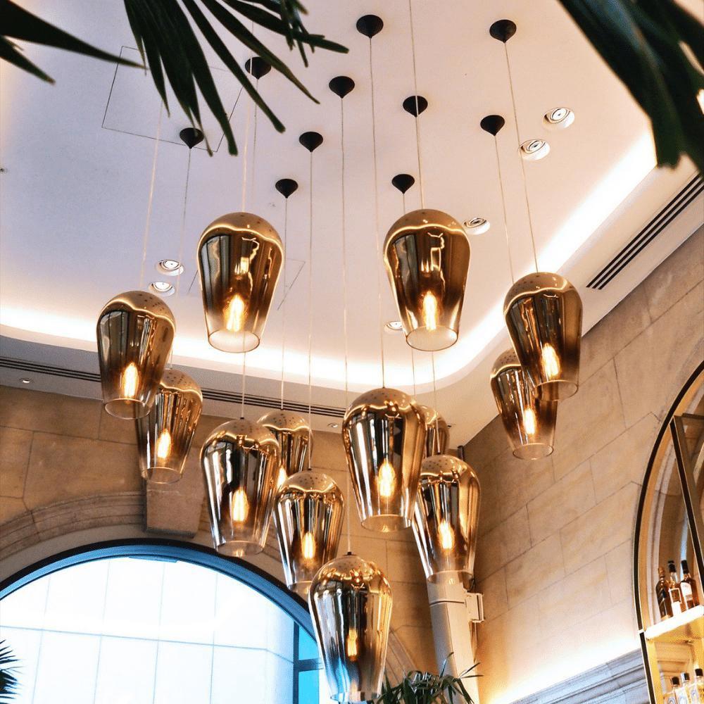 Adler Moderne hanglamp van glas