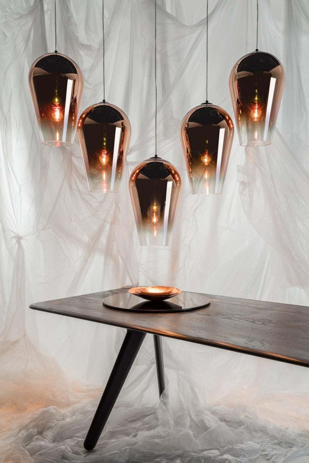 Adler Moderne hanglamp van glas