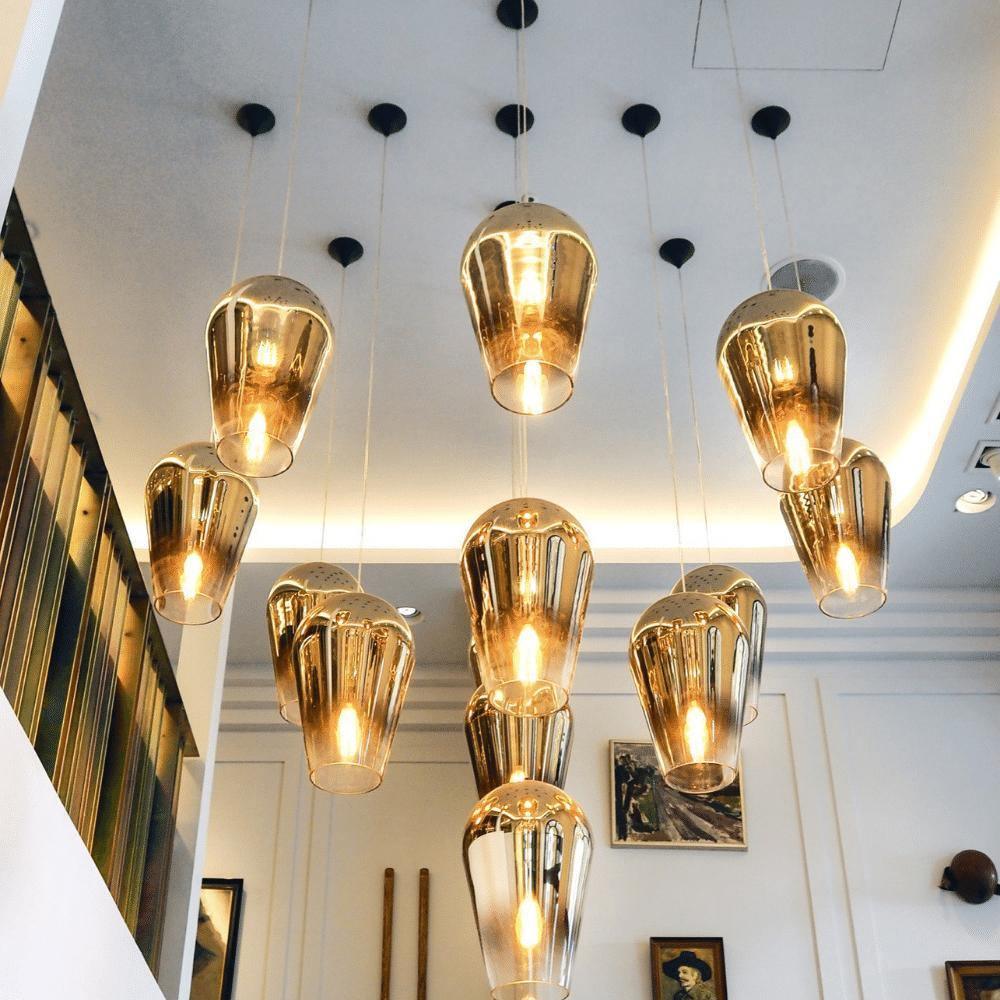 Adler Moderne hanglamp van glas