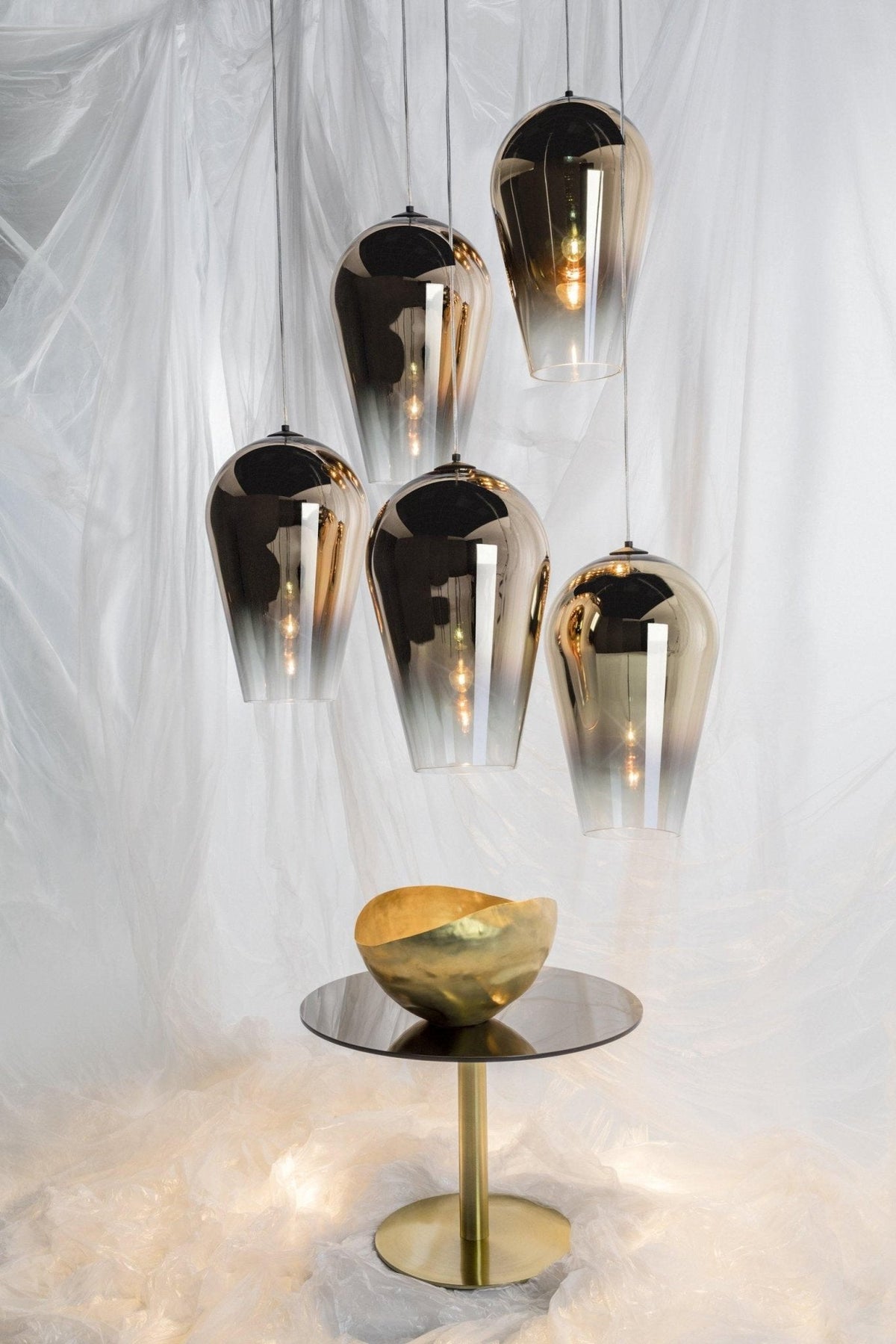 Adler Moderne hanglamp van glas