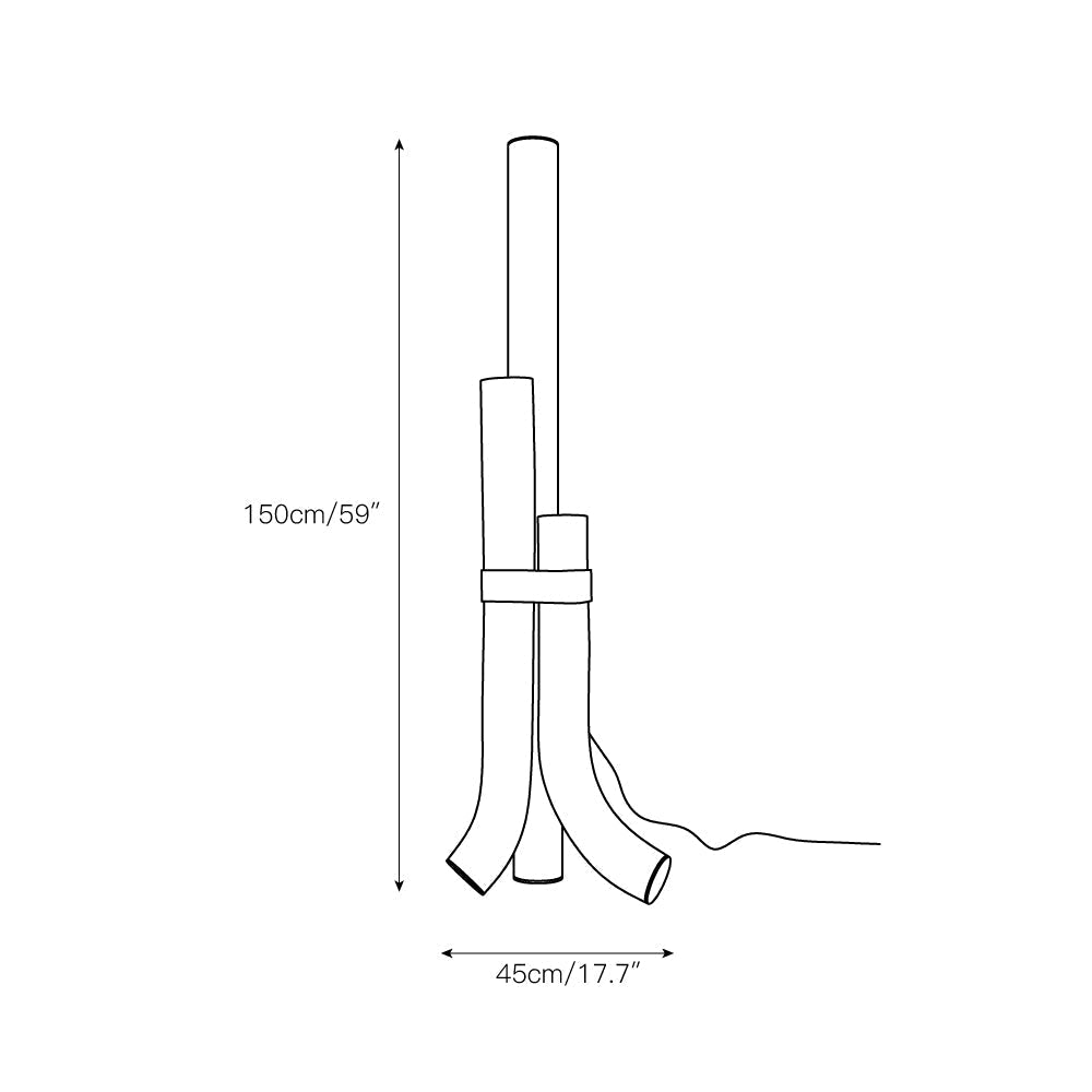 Sculpt vloerlamp