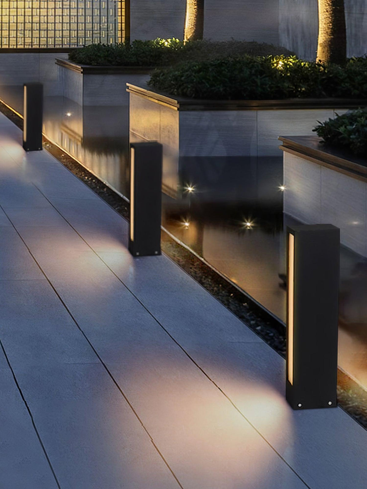 Ulzoril Minimalistische aluminium wandlamp voor padverlichting