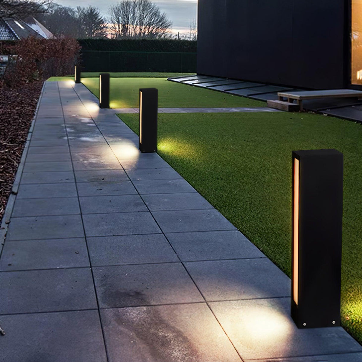 Ulzoril Minimalistische aluminium wandlamp voor padverlichting