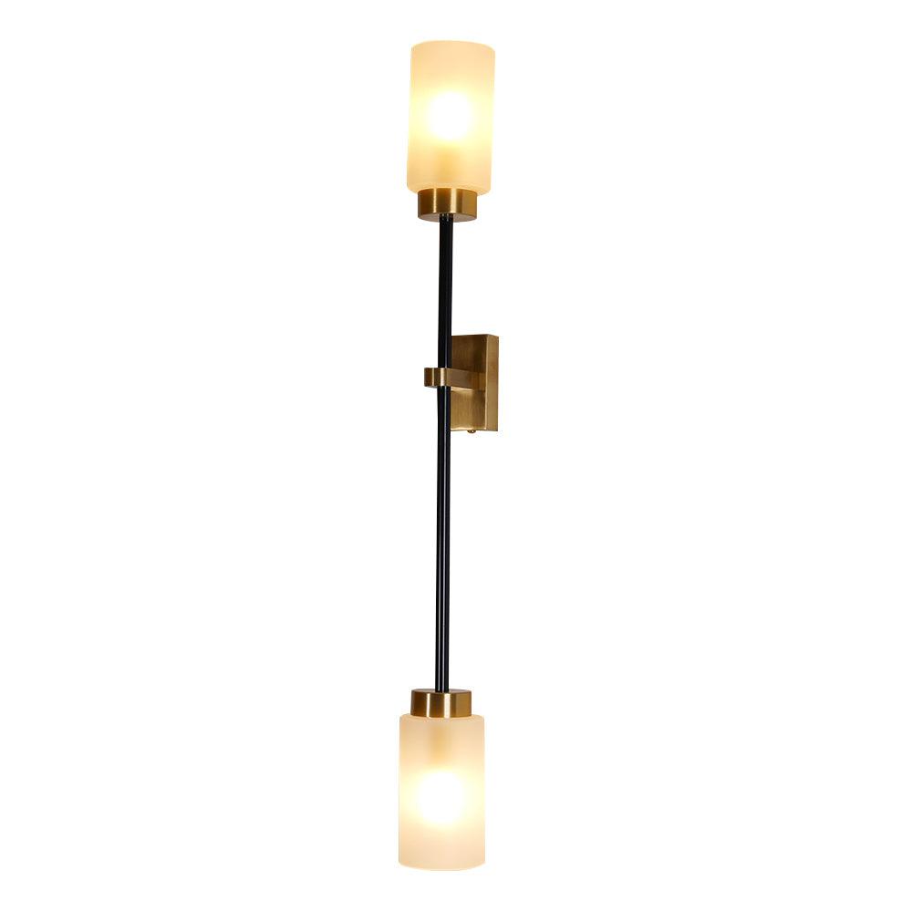 Tekas wandlamp Cilinder glas Lineair