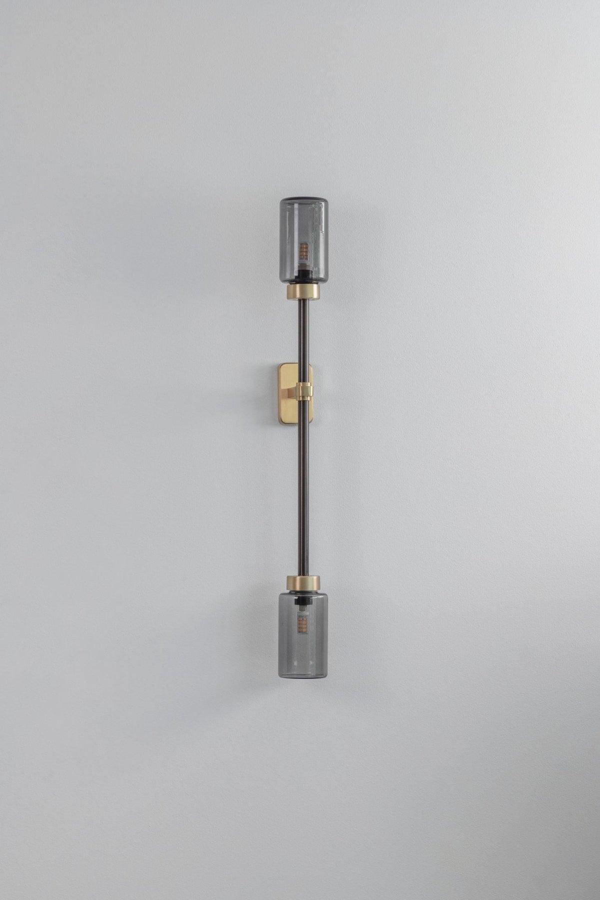 Tekas wandlamp Cilinder glas Lineair