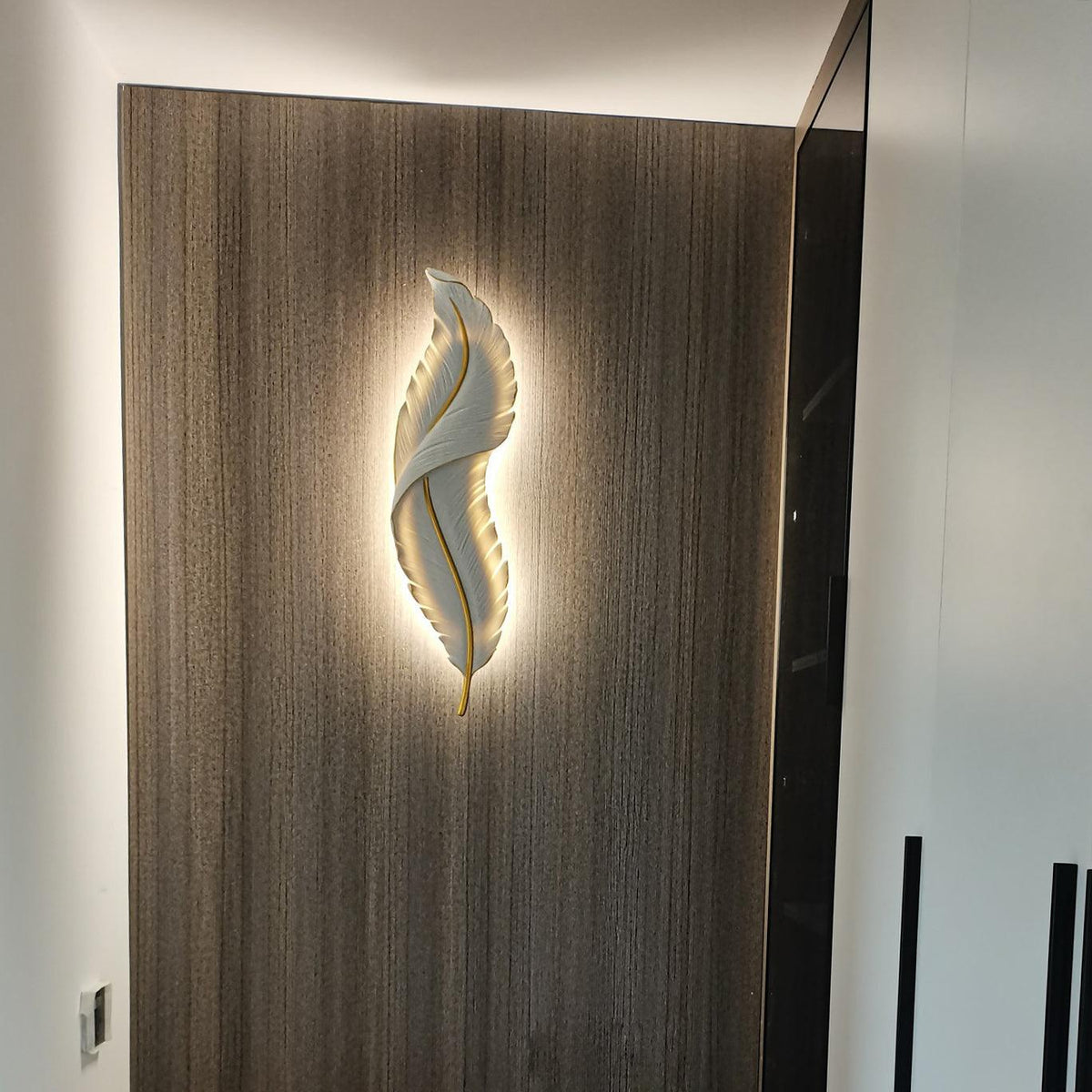 Arvess Individual Creativity Feather hars wandlamp
