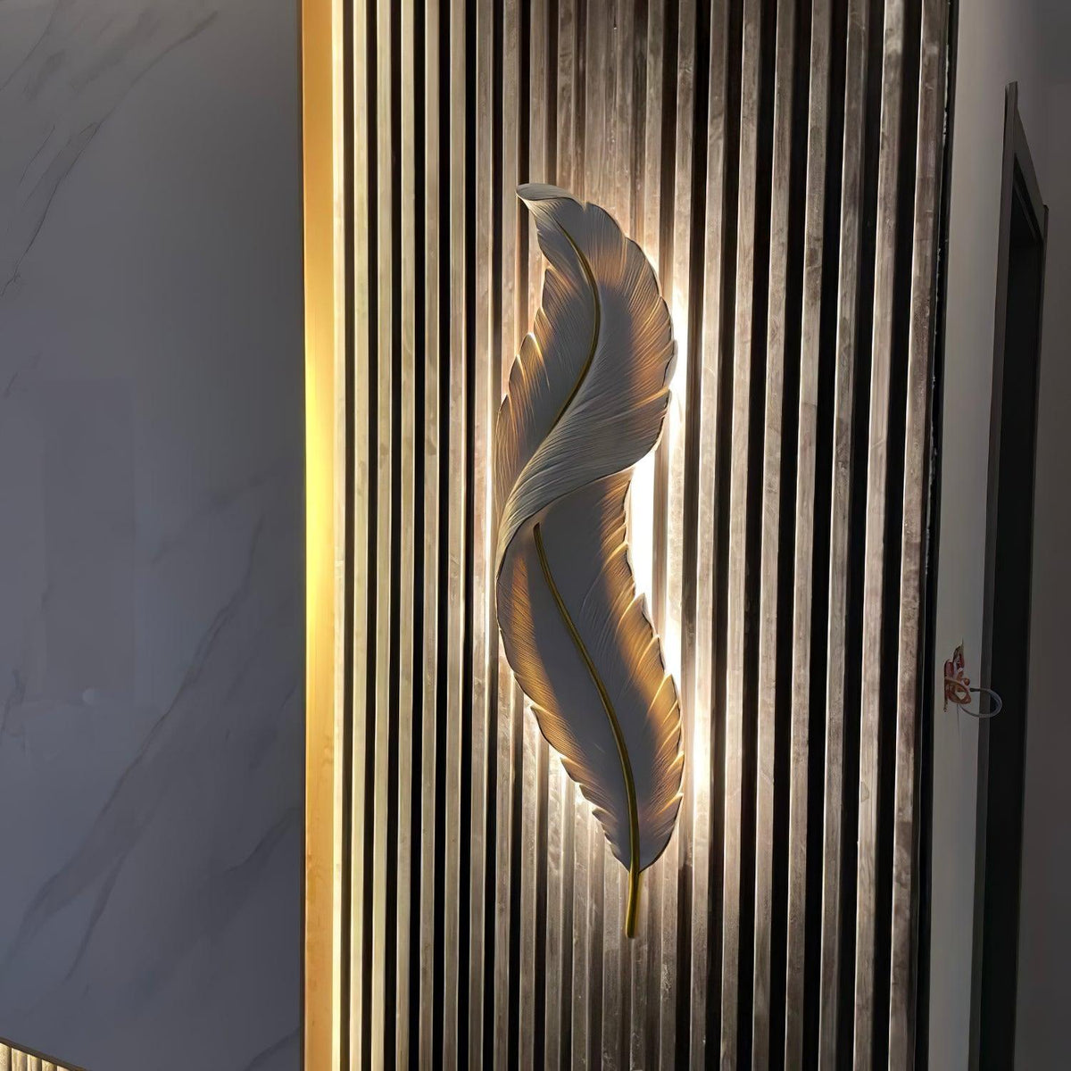 Arvess Individual Creativity Feather hars wandlamp