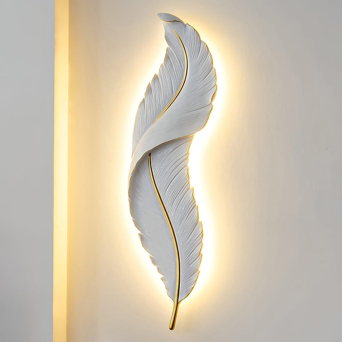 Arvess Individual Creativity Feather hars wandlamp