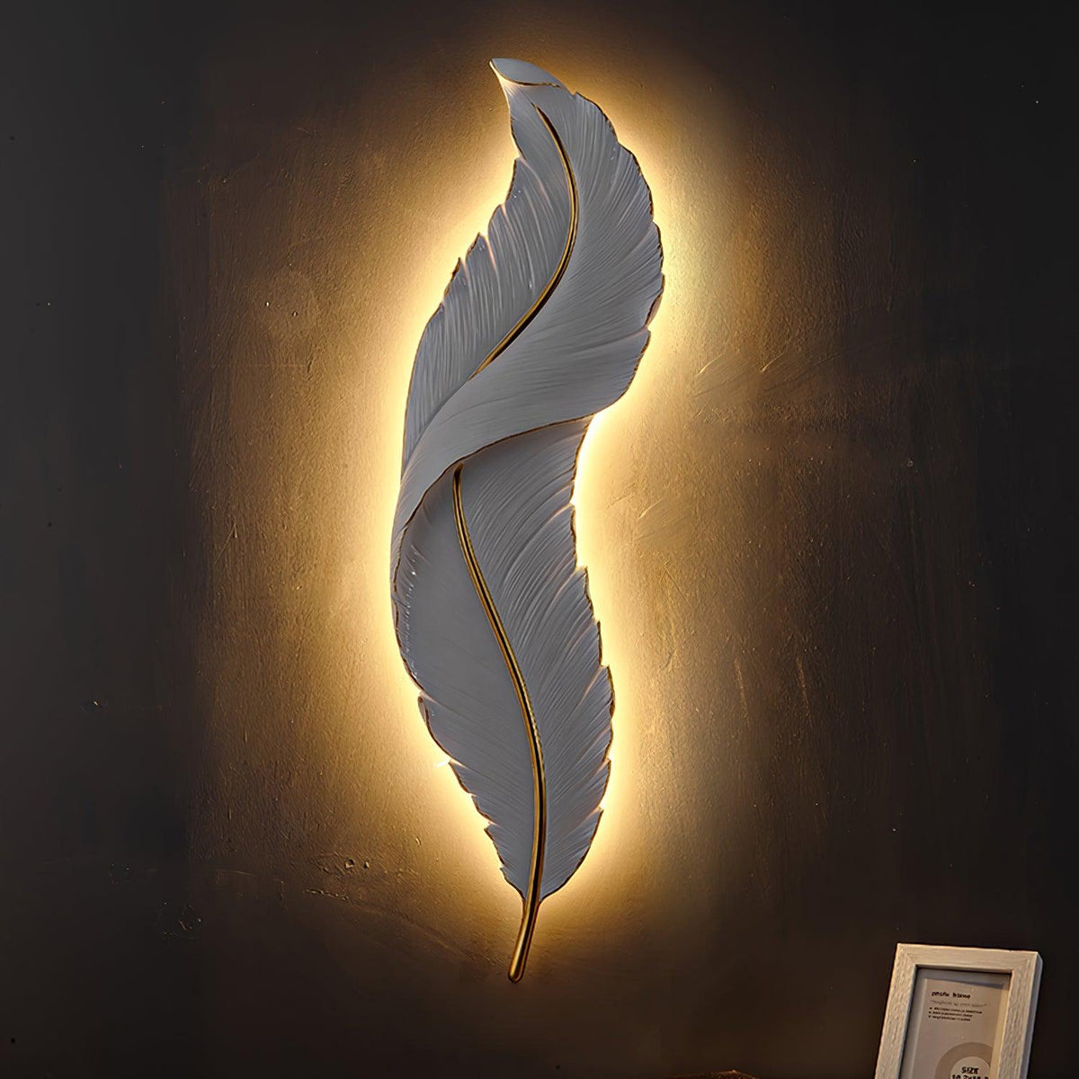 Arvess Individual Creativity Feather hars wandlamp