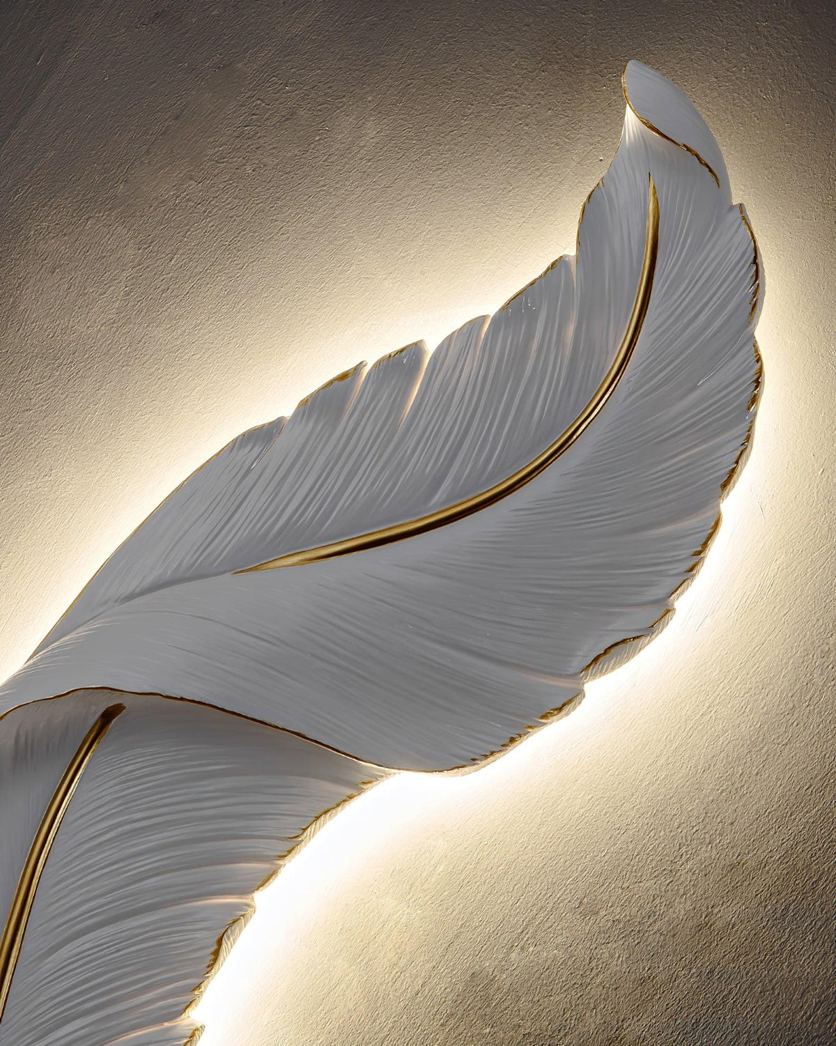 Arvess Individual Creativity Feather hars wandlamp
