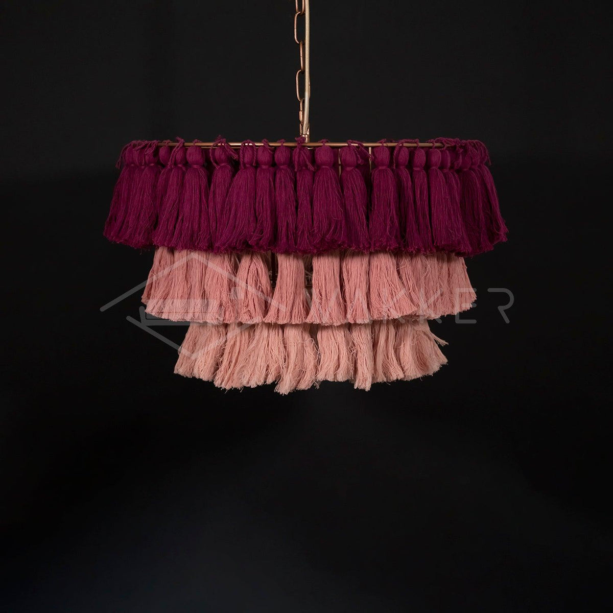 Arixo Kroonluchter Roze Bohemian Chic