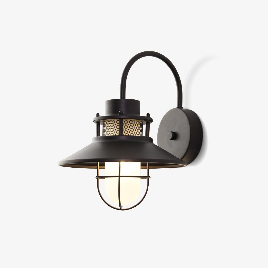 Acori Unieke vintage buitenwandlamp van glas