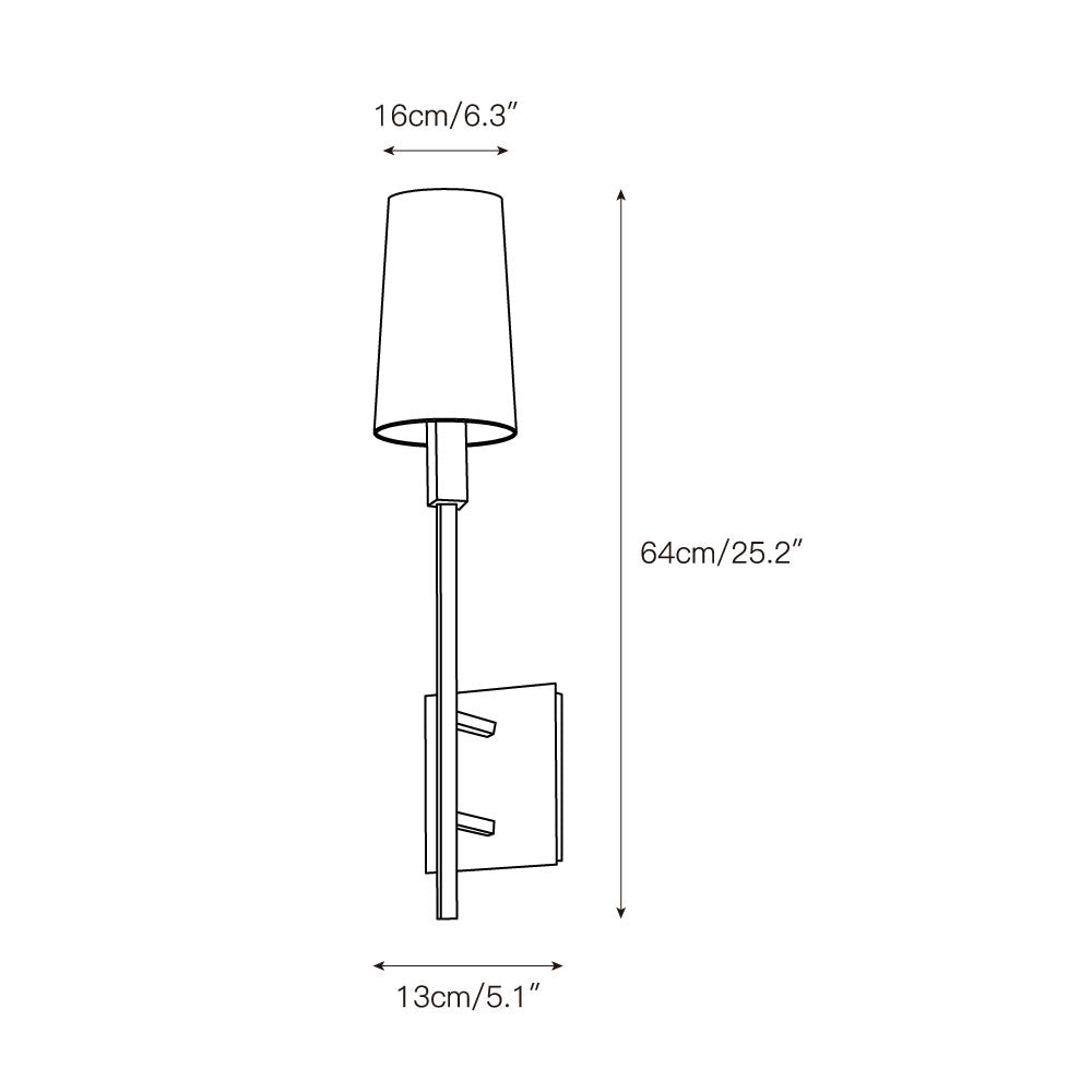 Elaorise wandlamp
