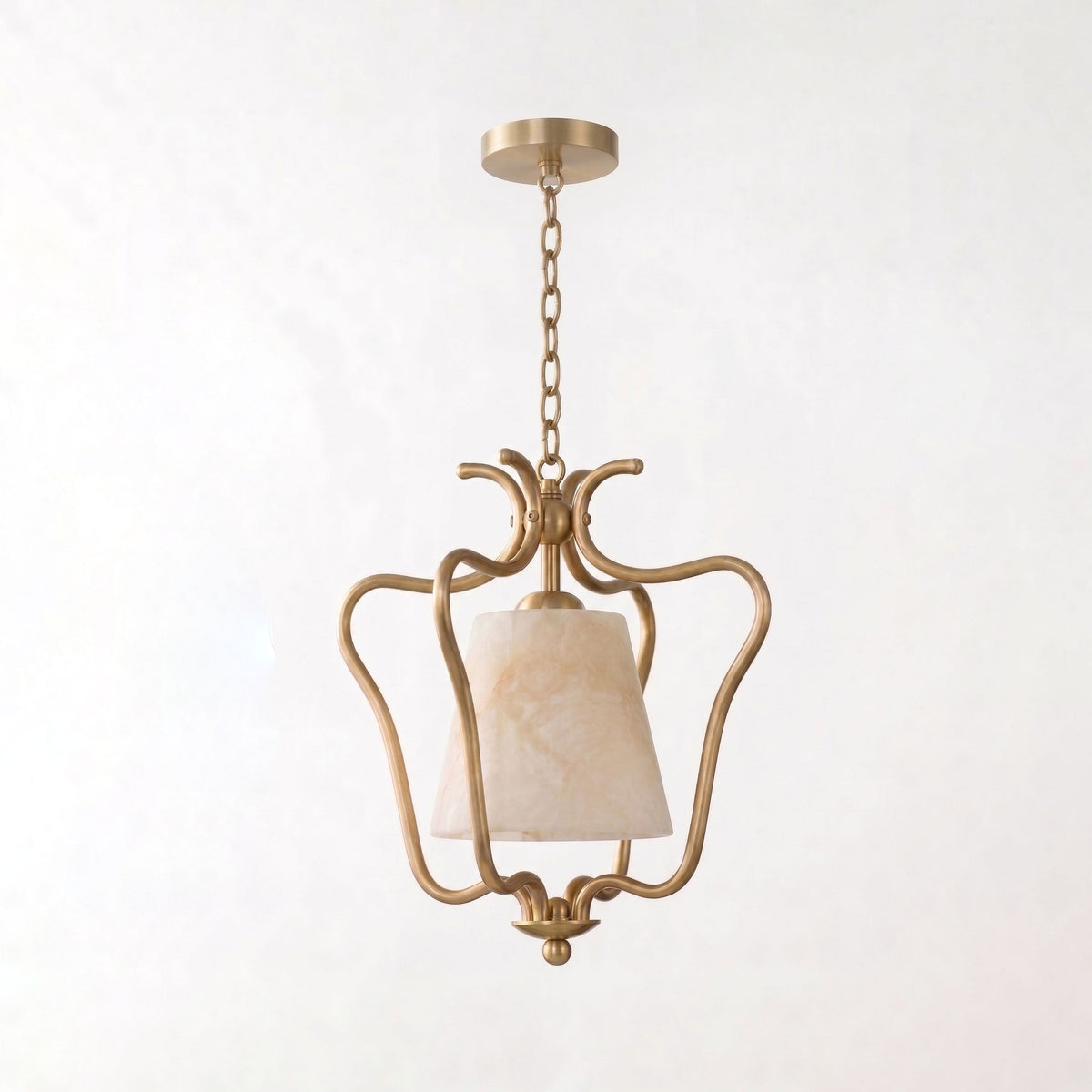 Pembermere albast lantaarn hanglamp