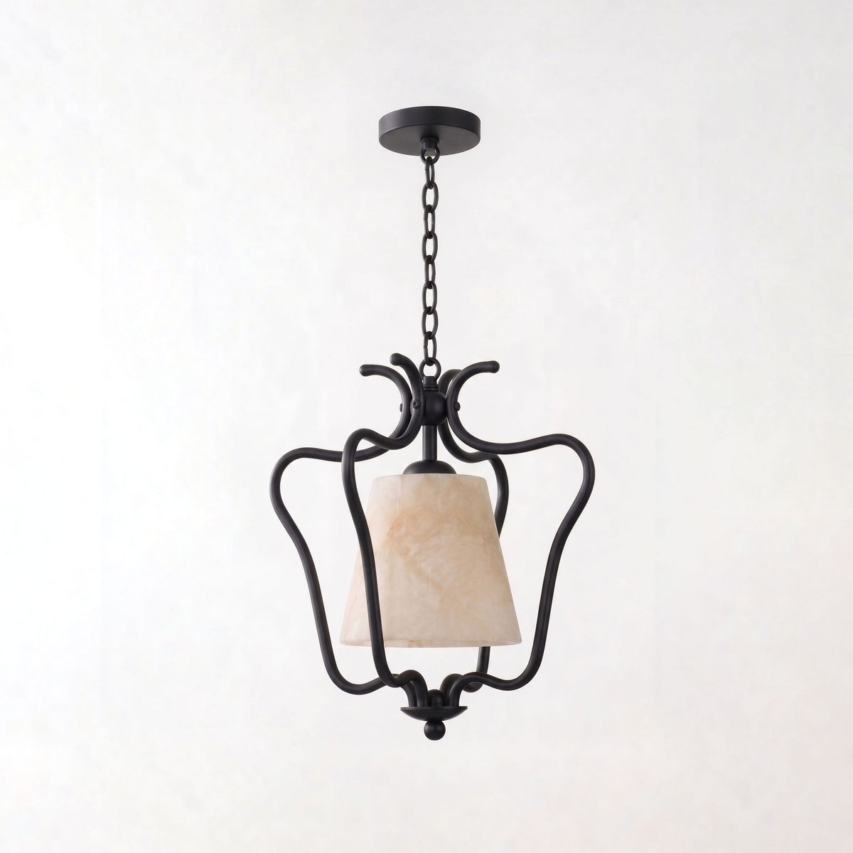 Pembermere albast lantaarn hanglamp