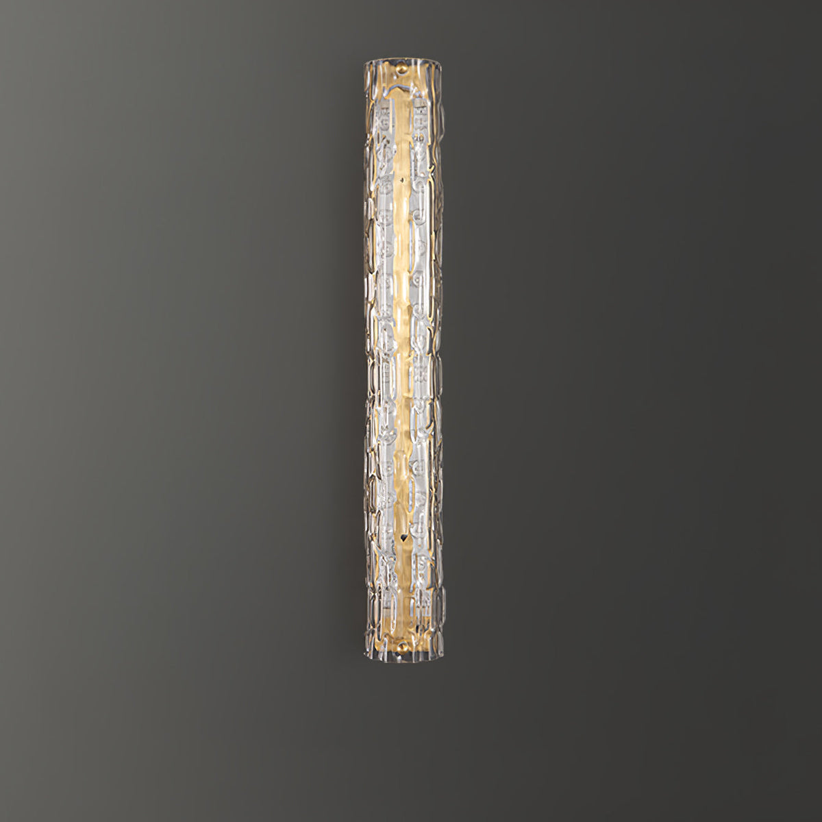 Bexley messing glas glamoureus wandlamp