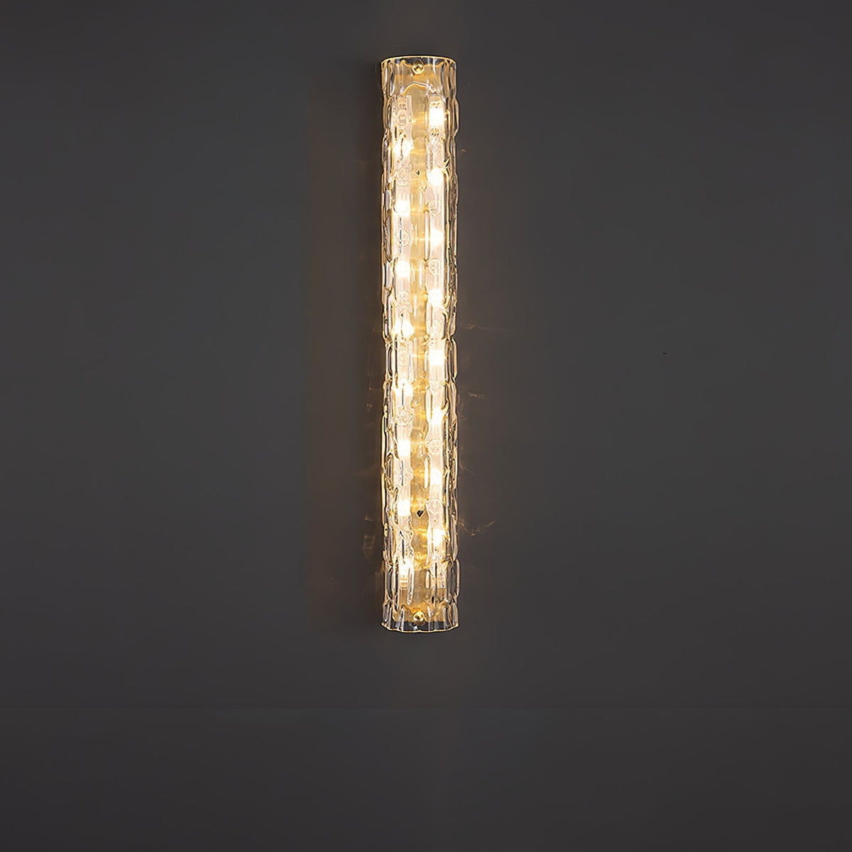 Bexley messing glas glamoureus wandlamp