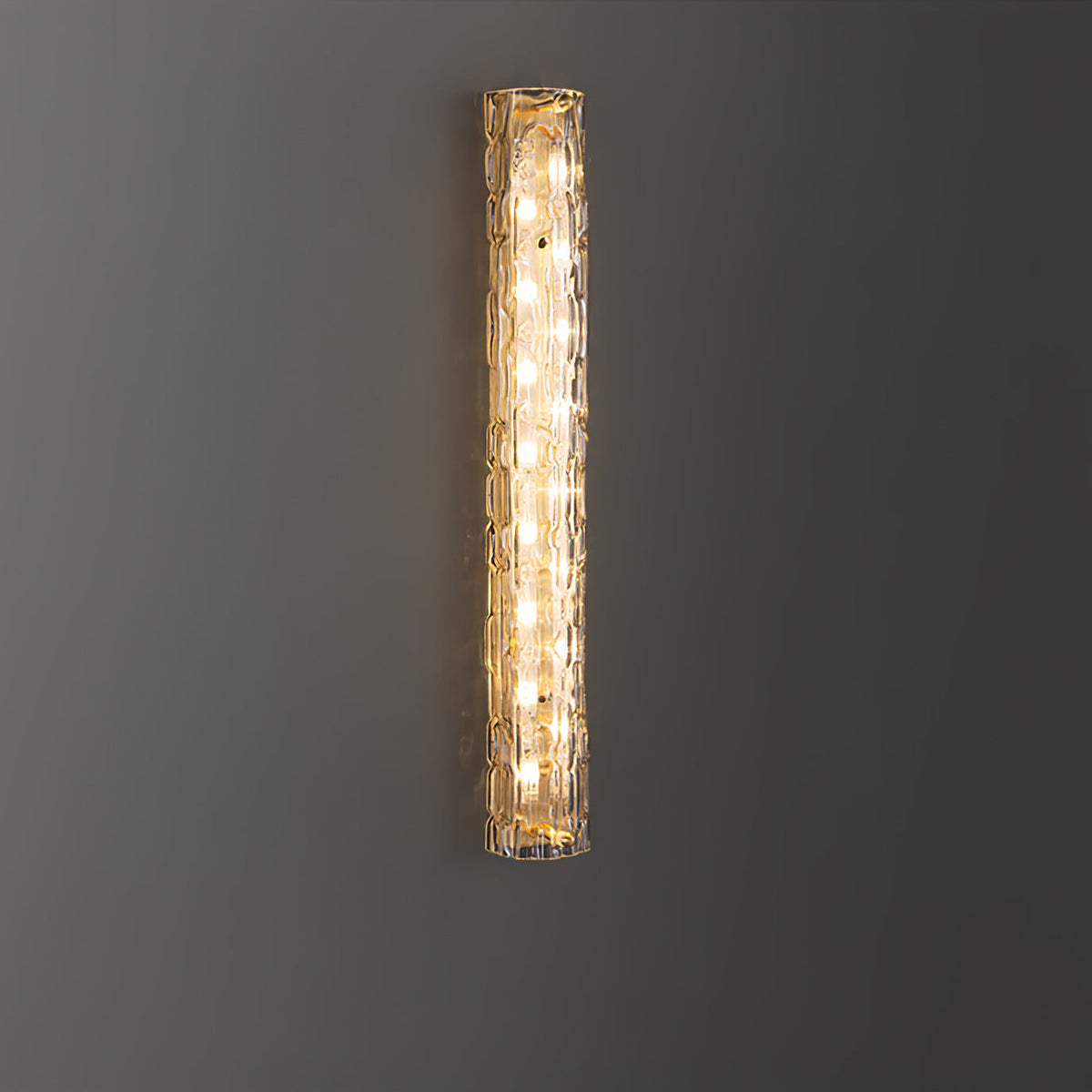 Bexley messing glas glamoureus wandlamp