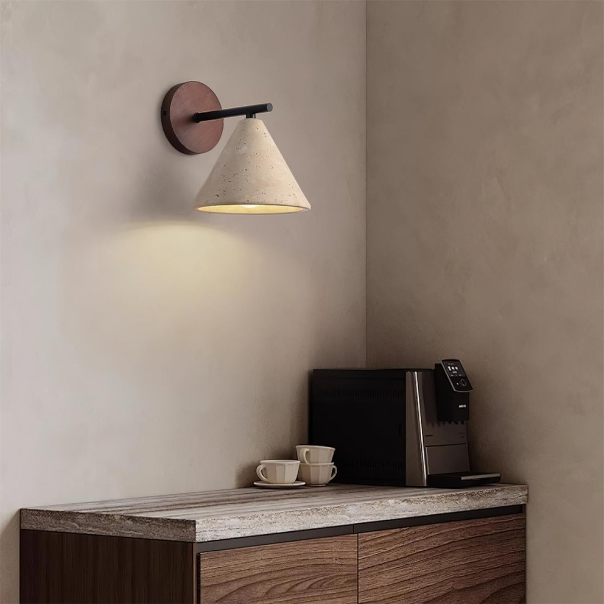 Tavero Moderne wandlamp conusvormig