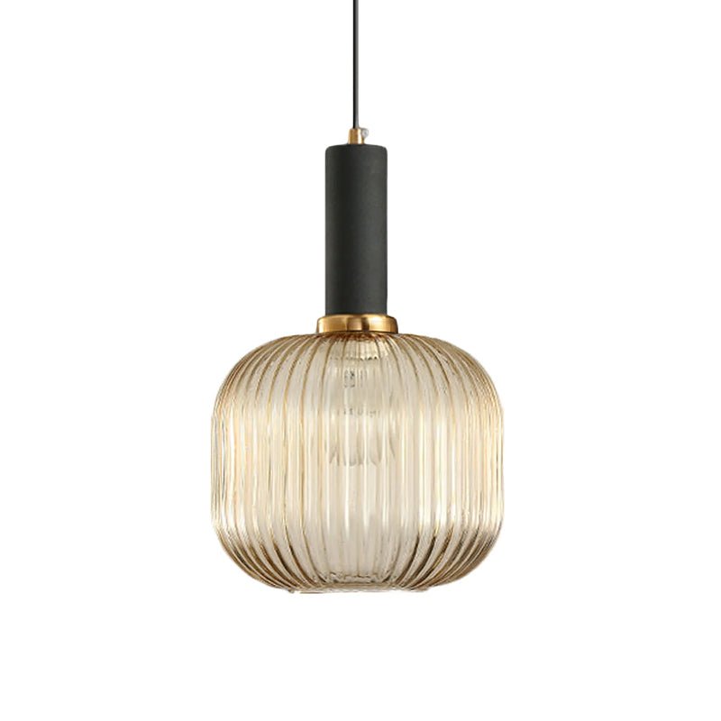Viremont hanglamp van glas met ribbelglas