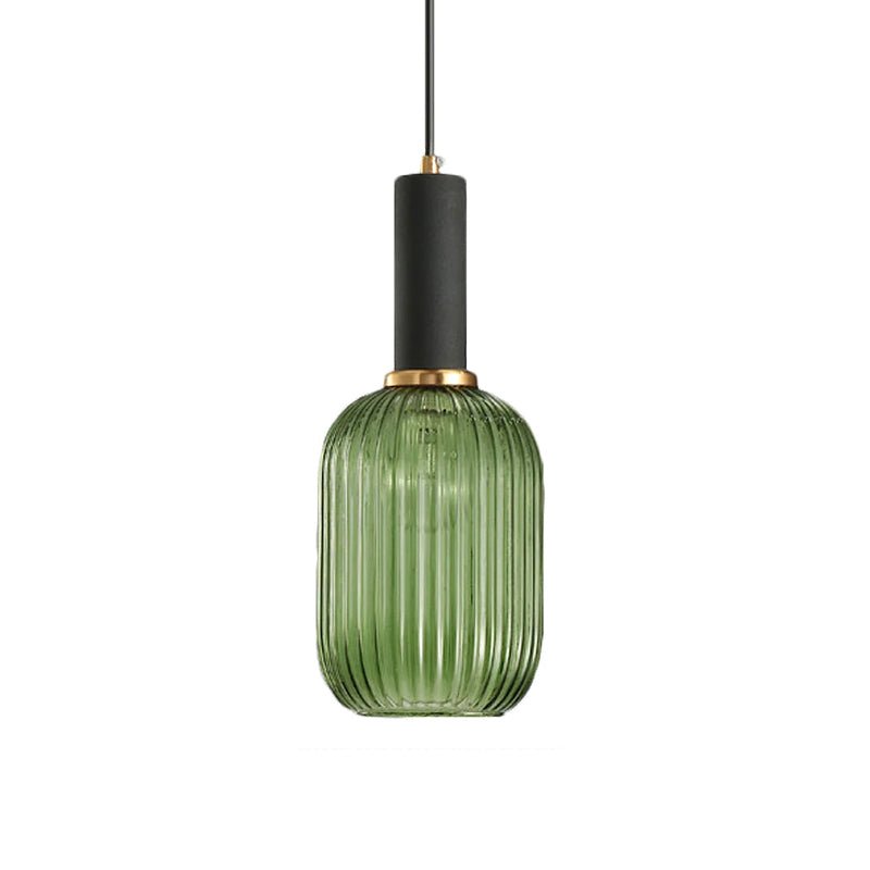 Viremont hanglamp van glas met ribbelglas