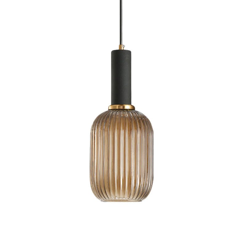 Viremont hanglamp van glas met ribbelglas