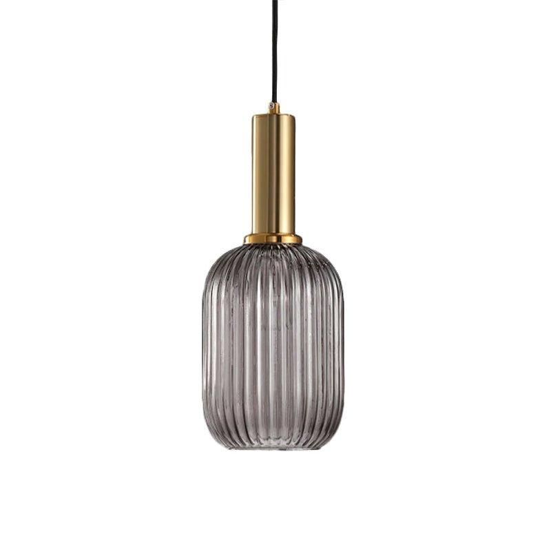 Viremont hanglamp van glas met ribbelglas
