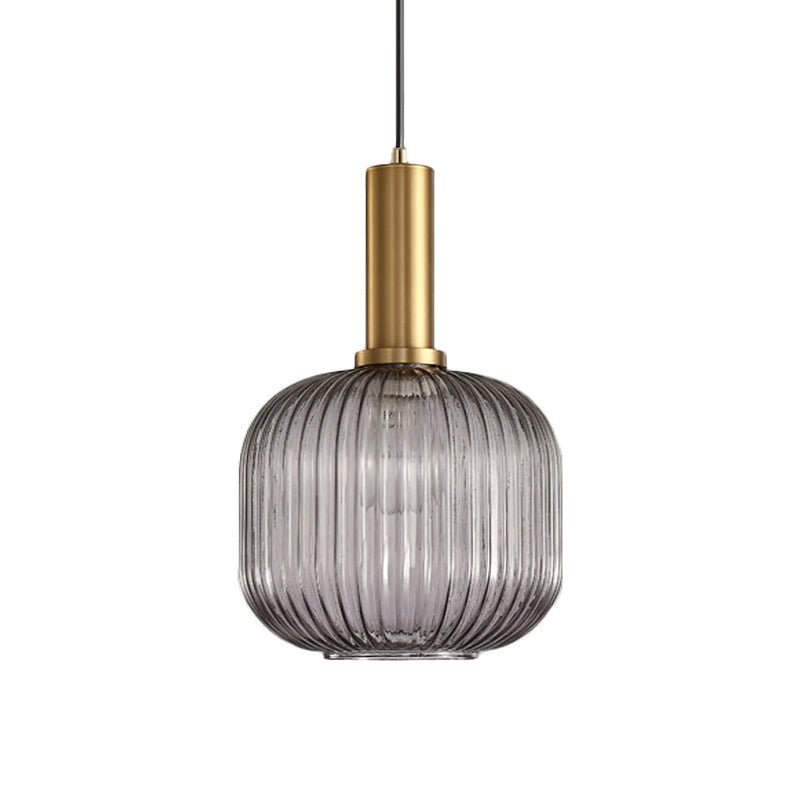 Viremont hanglamp van glas met ribbelglas