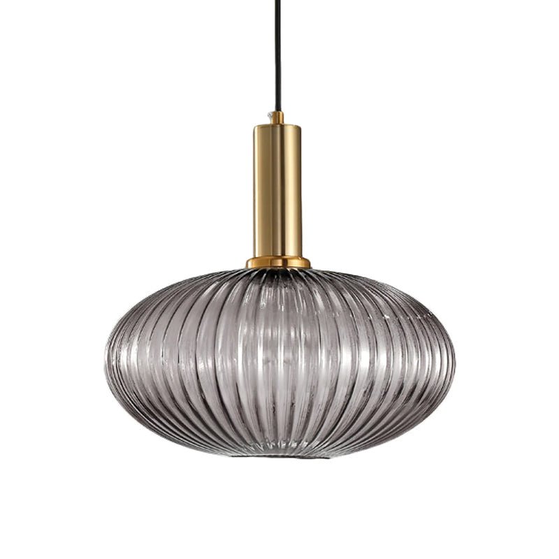 Viremont hanglamp van glas met ribbelglas