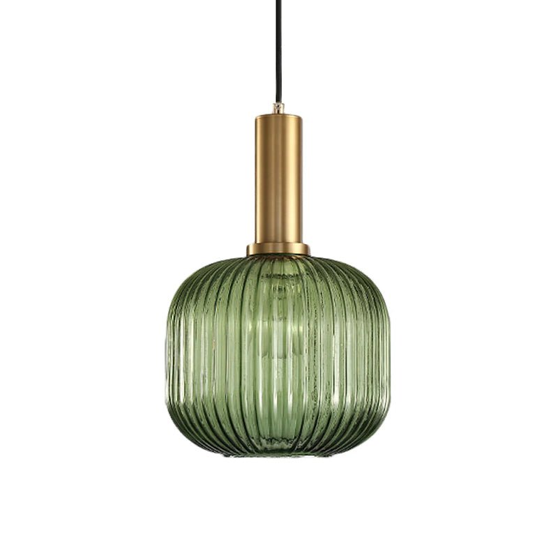 Viremont hanglamp van glas met ribbelglas