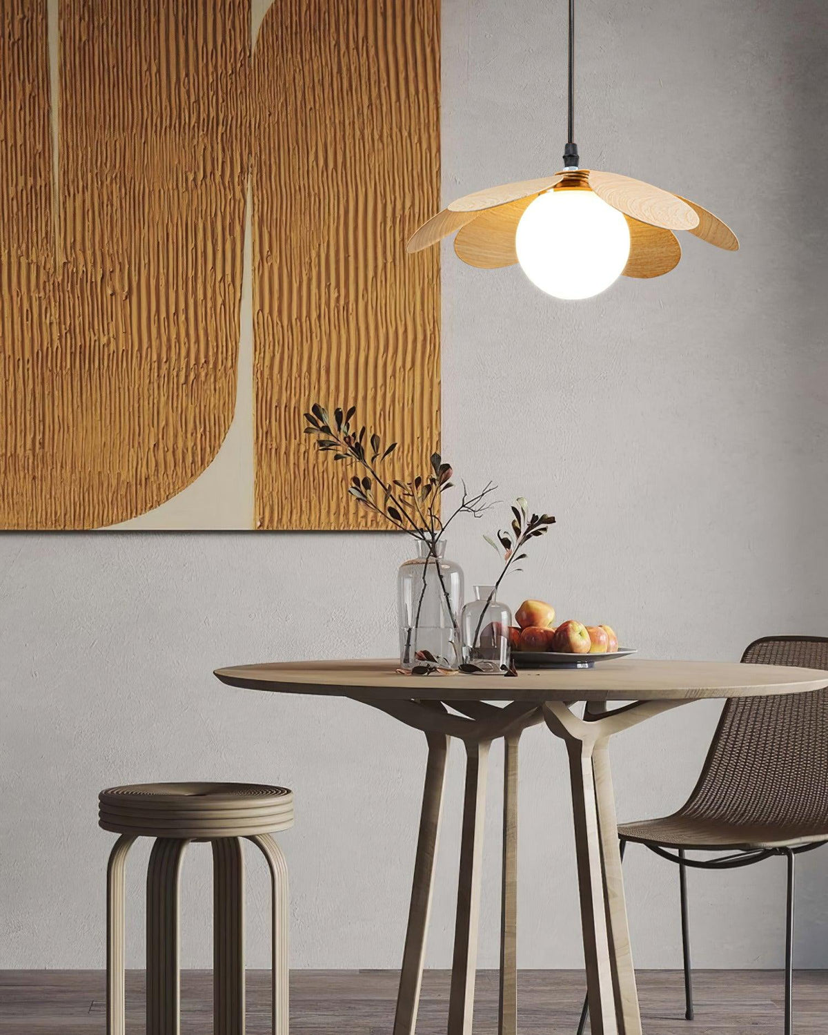 Arlenis hanglamp met glas in minimalistisch ontwerp