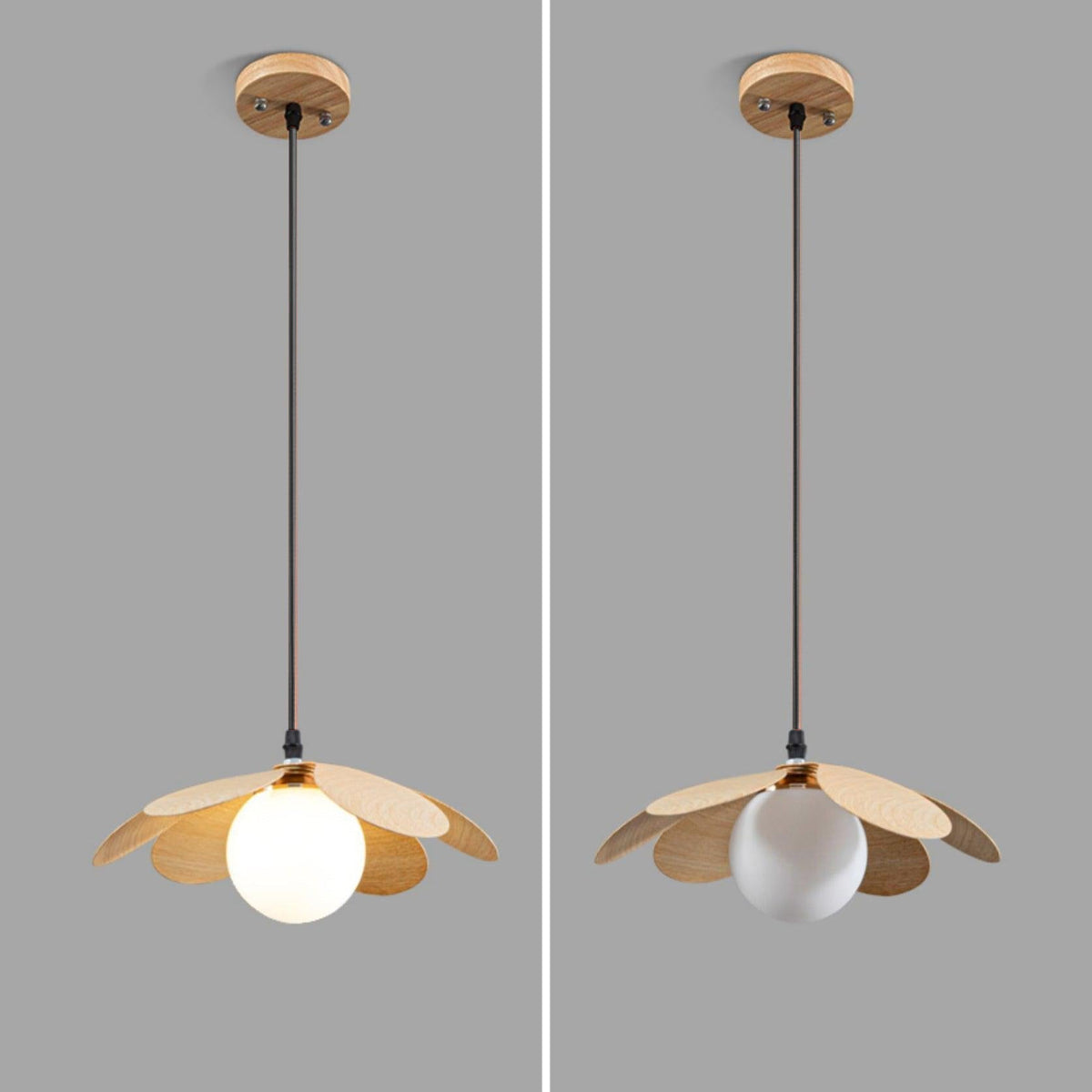 Arlenis hanglamp met glas in minimalistisch ontwerp