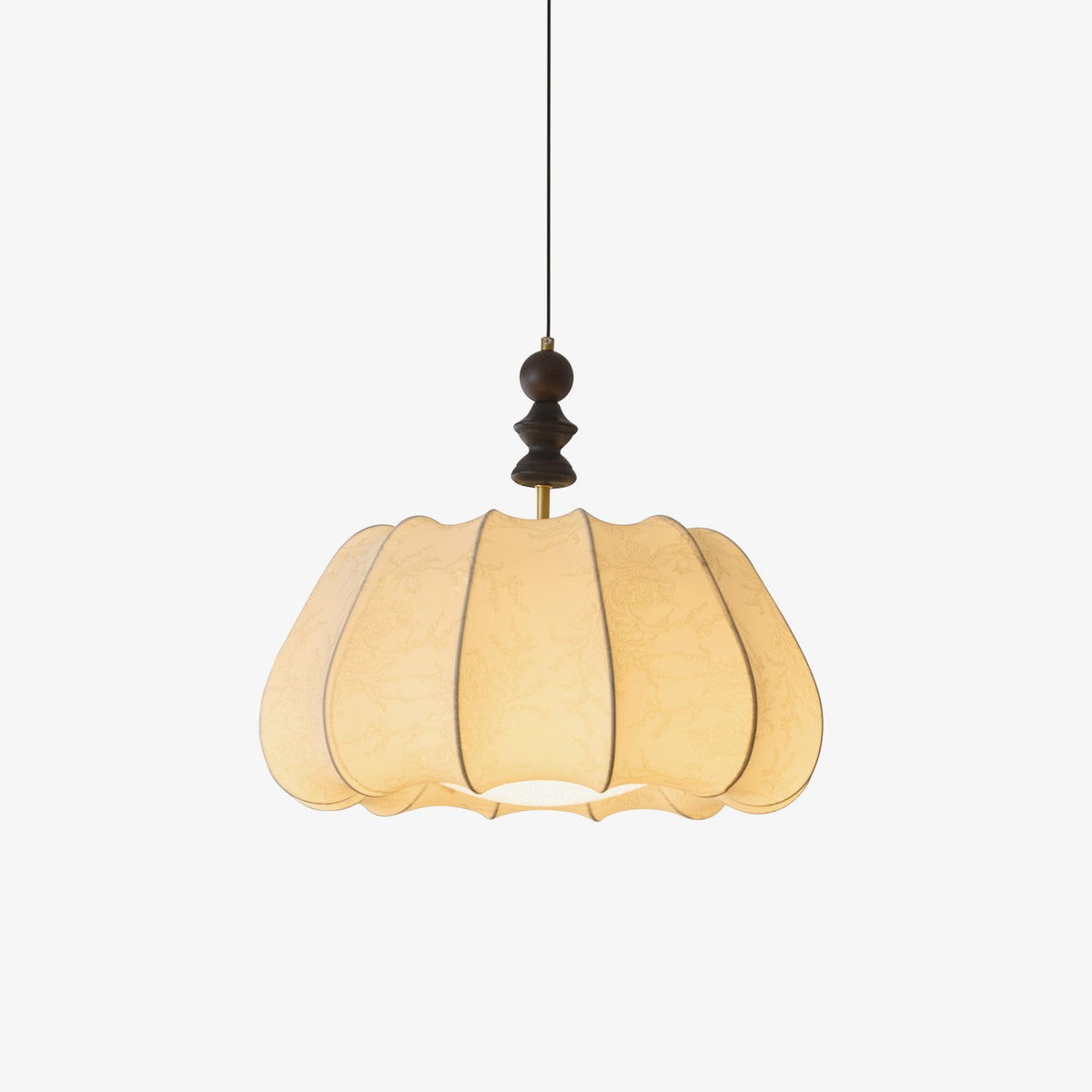 Asolira elegantie Vintage Houten hanglamp