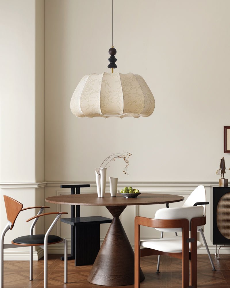 Asolira elegantie Vintage Houten hanglamp