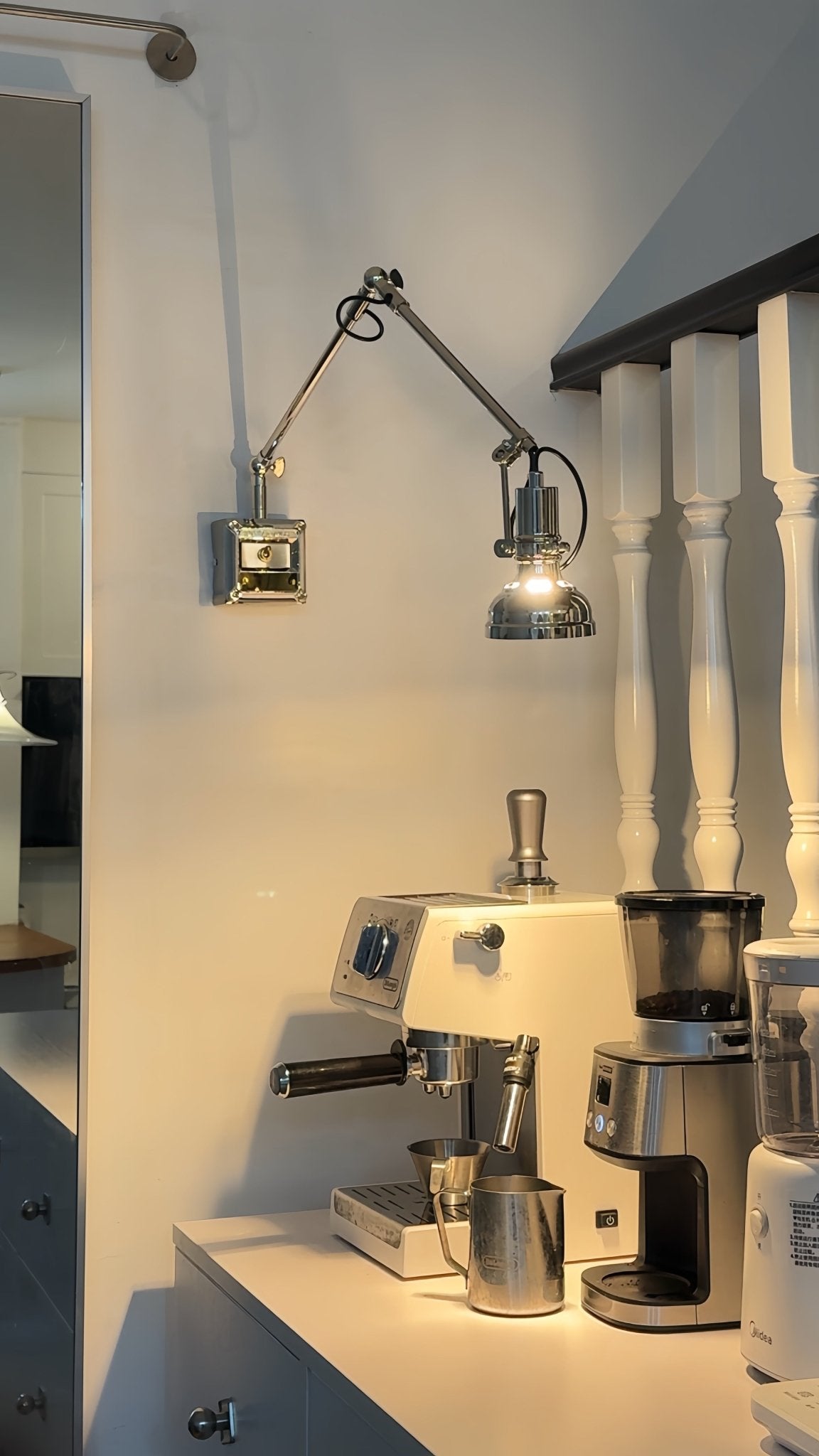 Rue Arm wandlamp