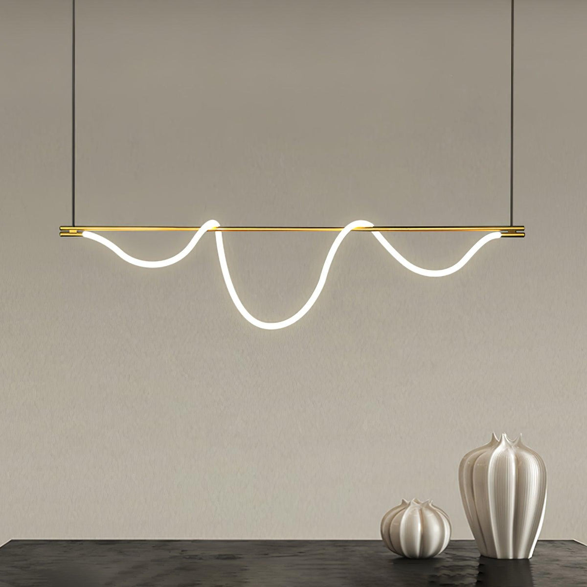 Vocor Kroonluchter Flexibel Silicone Curve Modern Elegant