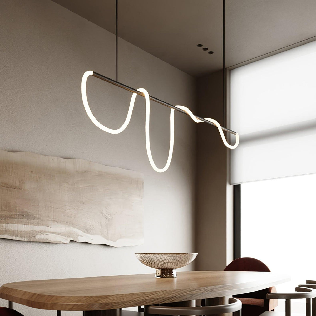 Vocor Kroonluchter Flexibel Silicone Curve Modern Elegant