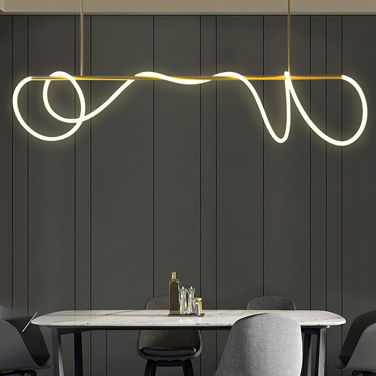 Vocor Kroonluchter Flexibel Silicone Curve Modern Elegant