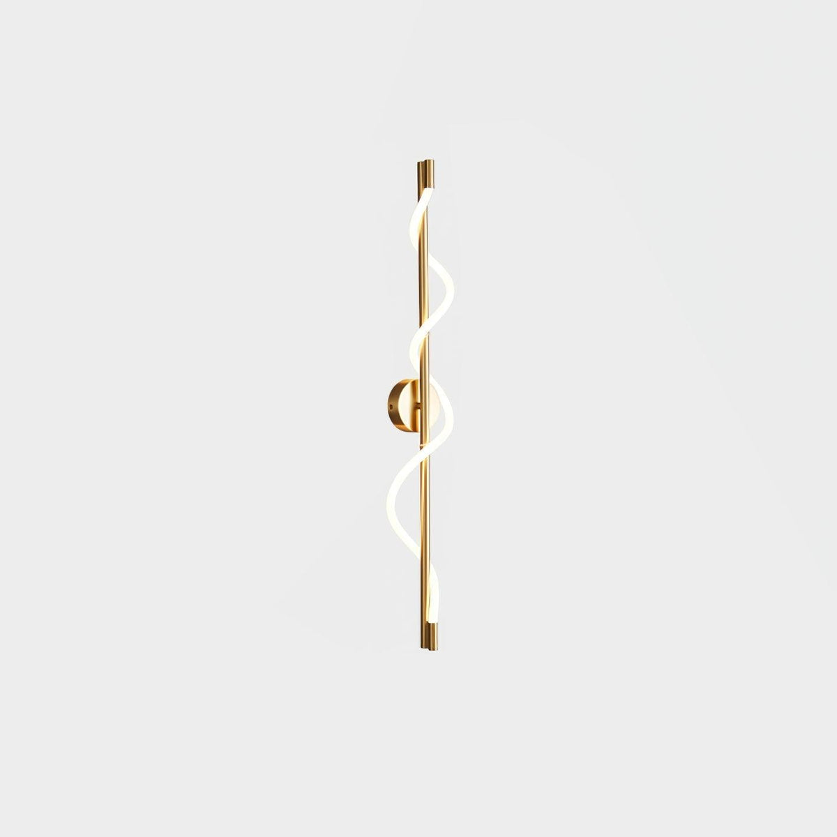 Nivelo sculpturale messing siliconen wandlamp