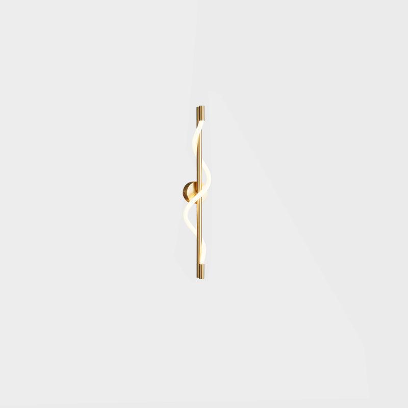 Nivelo sculpturale messing siliconen wandlamp
