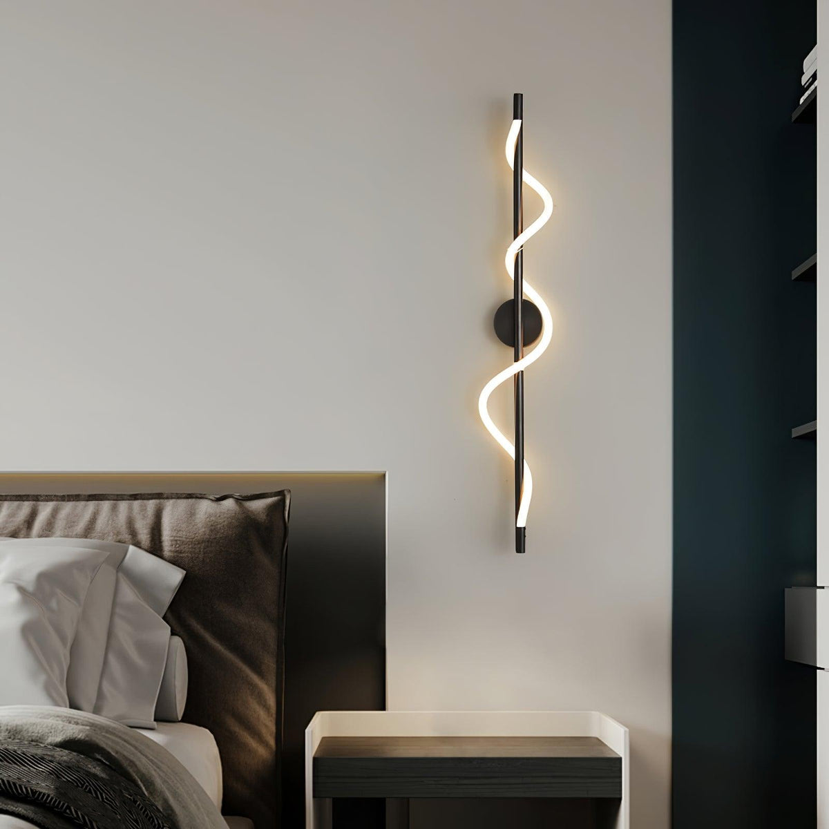 Nivelo sculpturale messing siliconen wandlamp