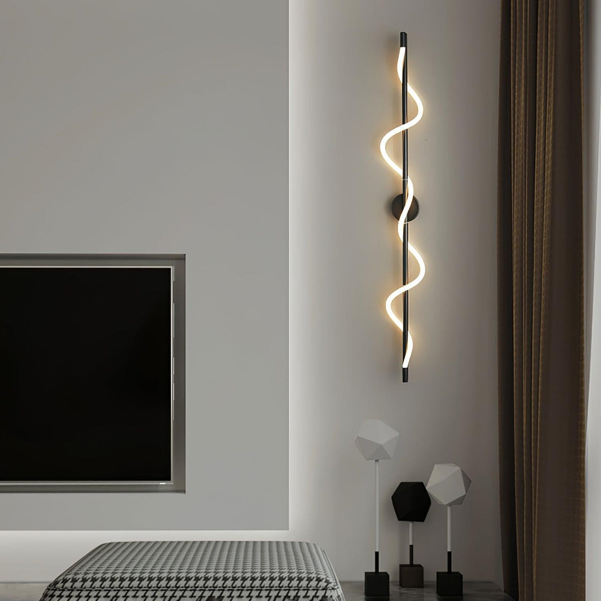 Nivelo sculpturale messing siliconen wandlamp