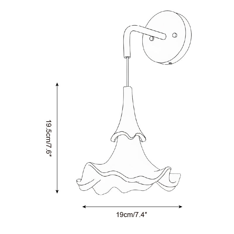 Ambrosine Blossom wandlamp