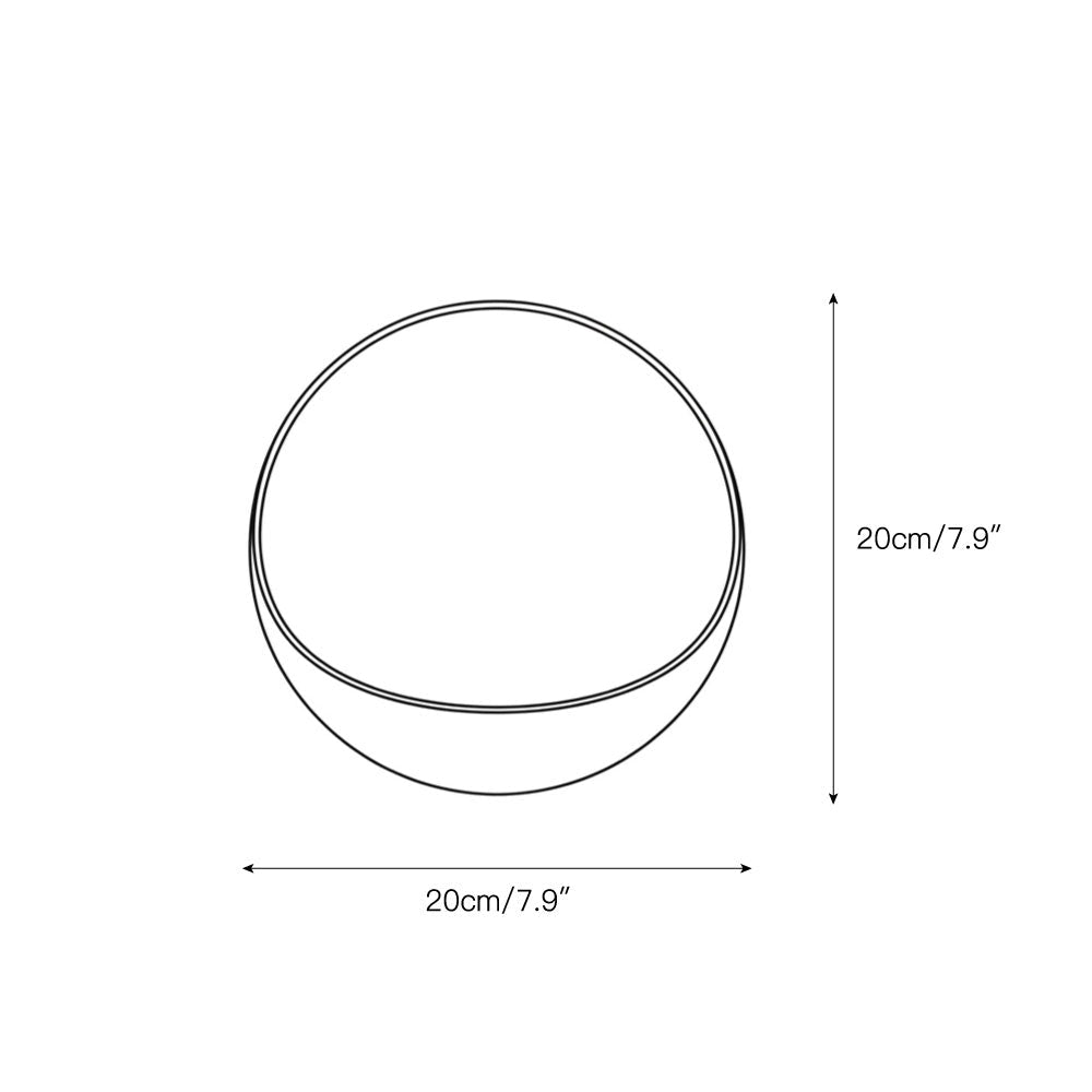 Flindt ronde wandlamp in aluminium