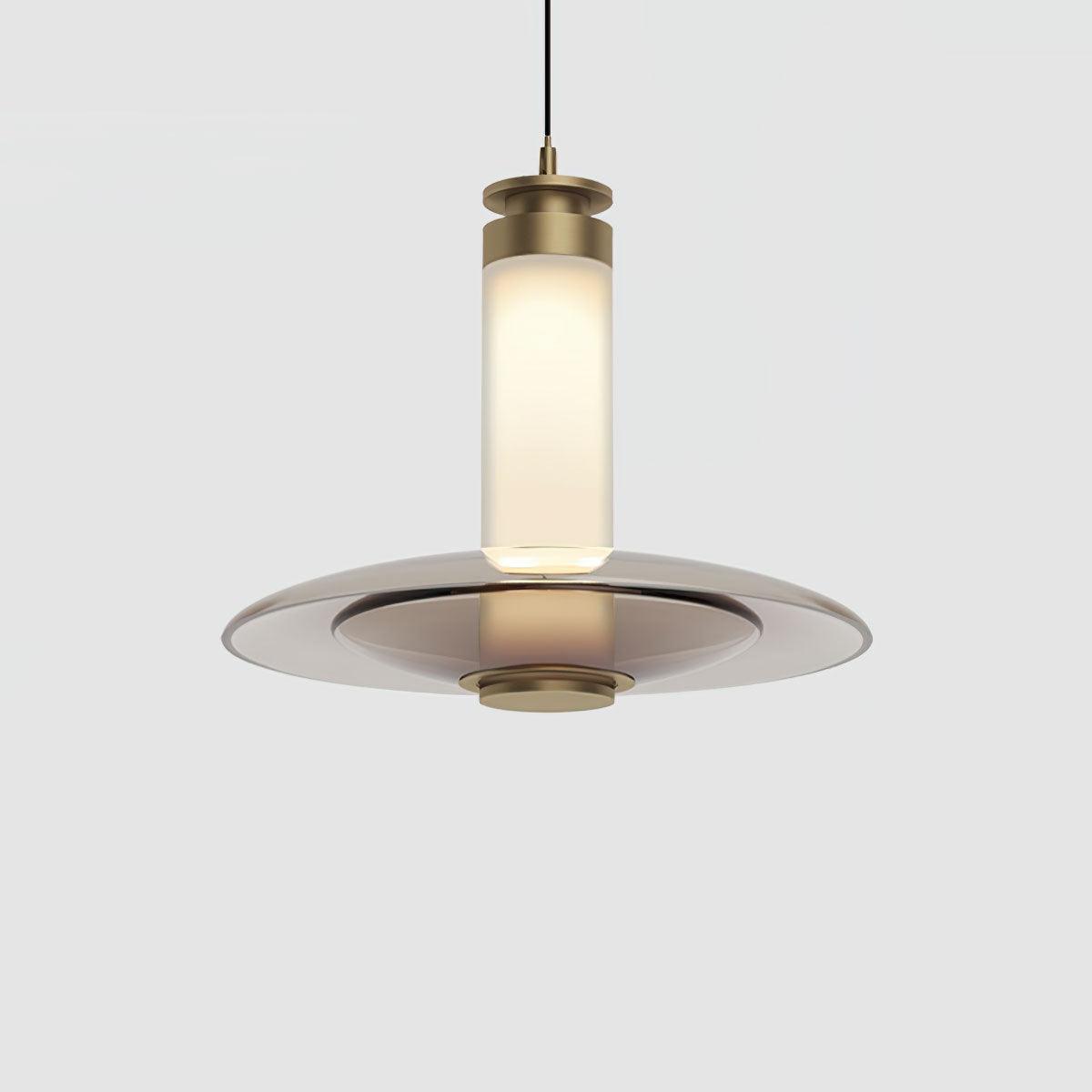 Borian glazen futuristische hanglamp