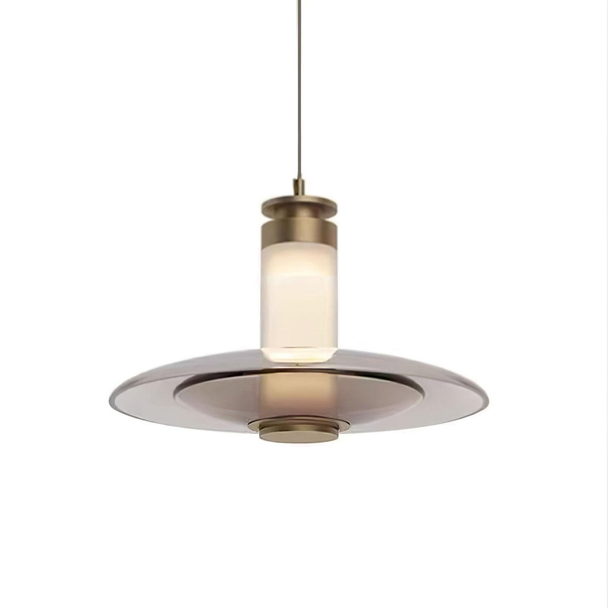 Borian glazen futuristische hanglamp