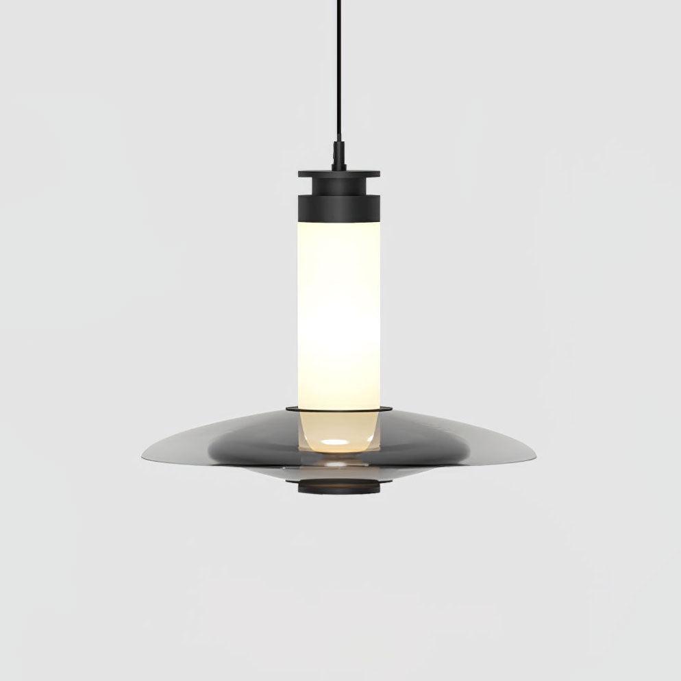 Borian glazen futuristische hanglamp