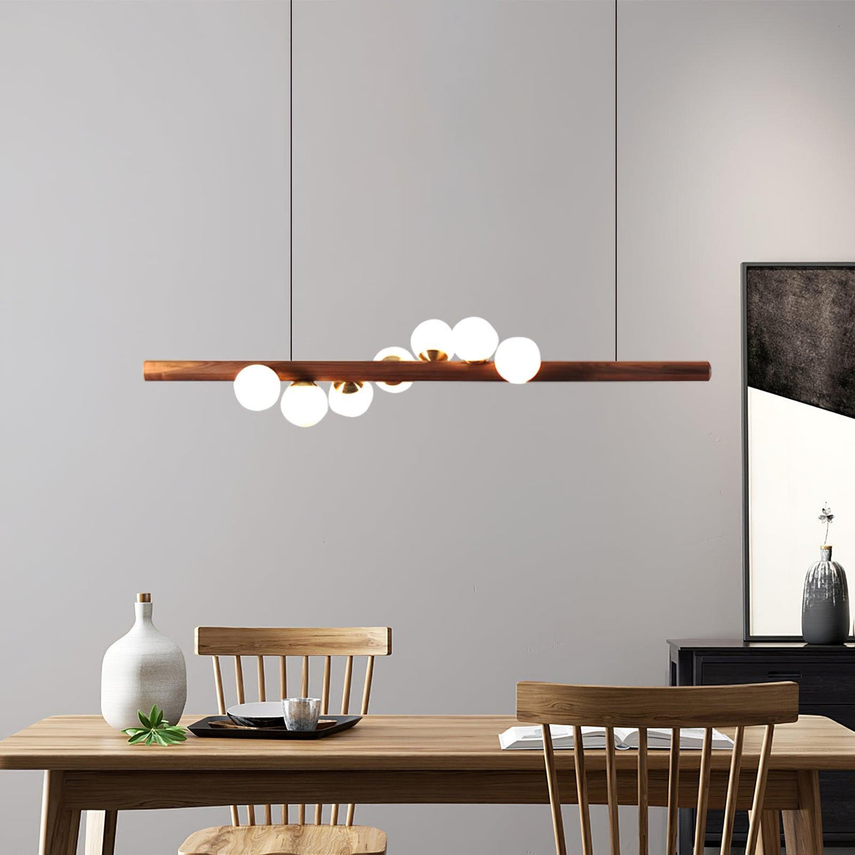 Arox Scandinavische houten hanglamp