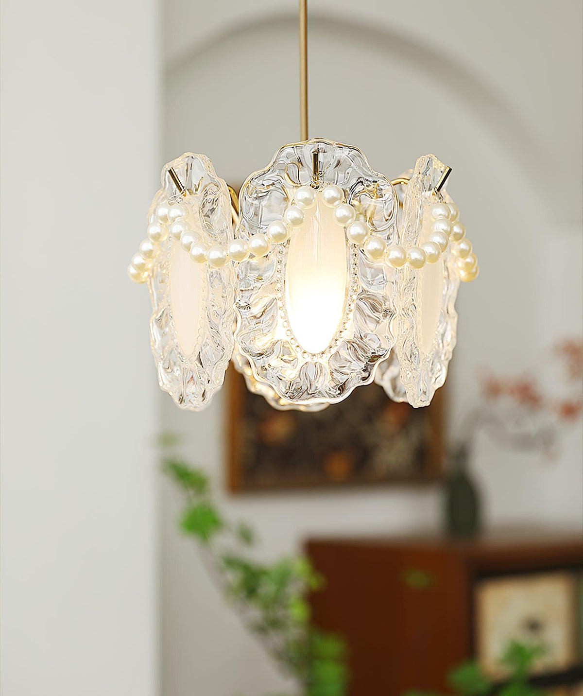 Velinette hanglamp met Glanzend glas